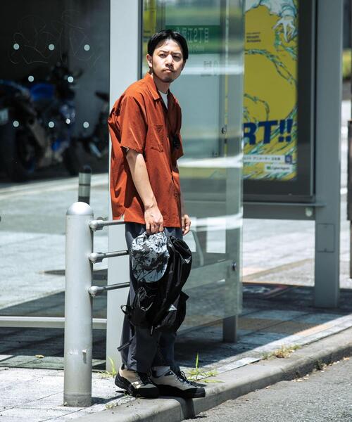EKAL(エカル)の「『吸水速乾/通気性/軽量』DOT AIR SHORT-SLEEVE SHIRTS(シャツ/ブラウス・メンズ・オレンジ系その他/ブラック/ネイビー・MEDIUM/LARGE)」の10枚目の写真