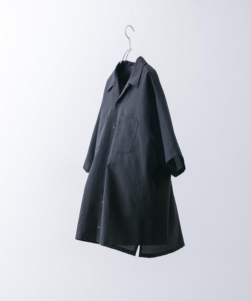 EKAL（エカル）の「DOT AIR SHORT-SLEEVE SHIRTS（シャツ/ブラウス・メンズ・オレンジ系その他/ブラック/ネイビー・MEDIUM/LARGE）」の13枚目の写真