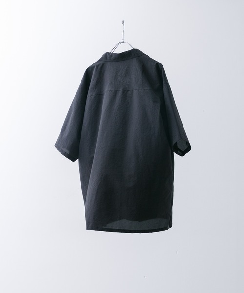 EKAL（エカル）の「DOT AIR SHORT-SLEEVE SHIRTS（シャツ/ブラウス・メンズ・オレンジ系その他/ブラック/ネイビー・MEDIUM/LARGE）」の15枚目の写真