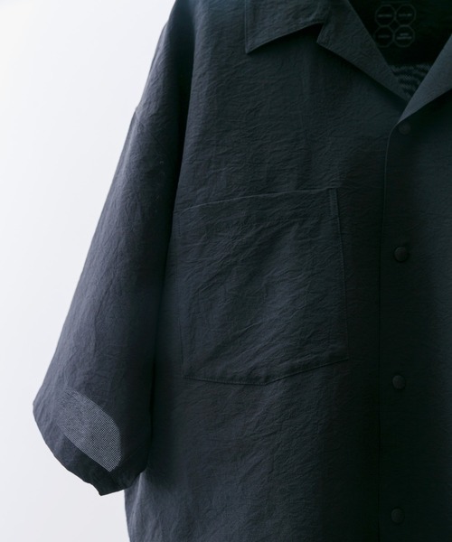 EKAL（エカル）の「DOT AIR SHORT-SLEEVE SHIRTS（シャツ/ブラウス・メンズ・オレンジ系その他/ブラック/ネイビー・MEDIUM/LARGE）」の17枚目の写真