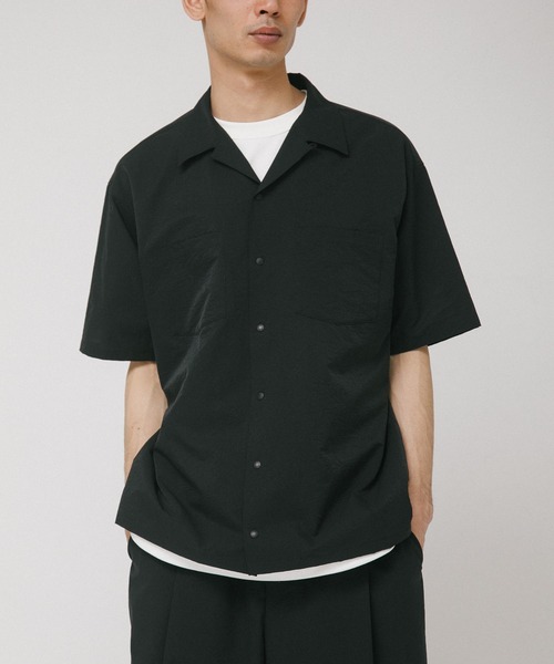EKAL（エカル）の「DOT AIR SHORT-SLEEVE SHIRTS（シャツ/ブラウス・メンズ・オレンジ系その他/ブラック/ネイビー・MEDIUM/LARGE）」の19枚目の写真