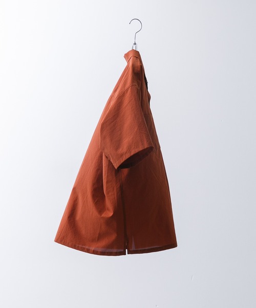 EKAL（エカル）の「DOT AIR SHORT-SLEEVE SHIRTS（シャツ/ブラウス・メンズ・オレンジ系その他/ブラック/ネイビー・MEDIUM/LARGE）」の5枚目の写真