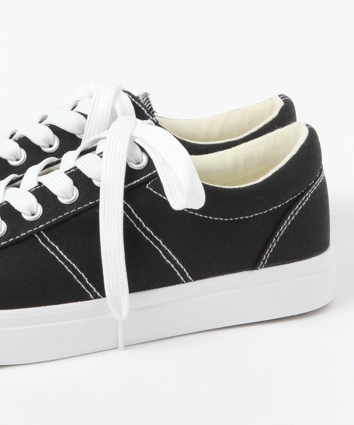 GLOBAL WORK（グローバルワーク）の「らくっションキャンバススニーカー/645029（スニーカー・レディース・ブラック/オフホワイト/レオパード/ワインレッド・LARGE/MEDIUM）」の12枚目の写真