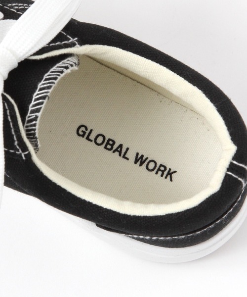 GLOBAL WORK（グローバルワーク）の「らくっションキャンバススニーカー/645029（スニーカー・レディース・ブラック/オフホワイト/レオパード/ワインレッド・LARGE/MEDIUM）」の14枚目の写真