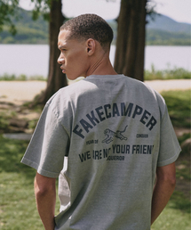 FAKE CAMPER（フェイクキャンパー）の「ピグメントタイガーオリジナルヴィンテージ半袖Tシャツ [GREY]（Tシャツ/カットソー）」