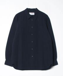 three dots（スリードッツ）の「Men's cottonseersucker l/s shirt（Tシャツ/カットソー）」