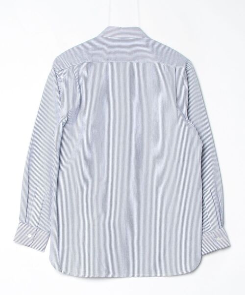 three dots（スリードッツ）の「Men's cottonseersucker l/s shirt（Tシャツ/カットソー・メンズ・ベージュ系その他/ホワイト/ブルー系その他/ネイビー・LARGE/MEDIUM/SMALL）」の5枚目の写真