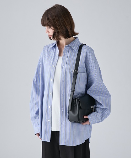 CIASENSE(シアセンス)の「合皮メタルキーロックショルダーバッグ/ハンドバッグ/Faux Leather Metal Key Lock Shoulder Bag/Handbag(ショルダーバッグ・メンズ・ブラック・FREE)」の12枚目の写真