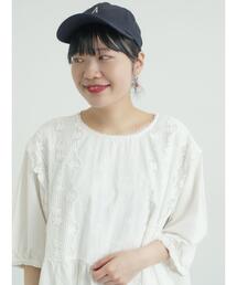 Samansa Mos2 | 胸元レース貼りワンピース(ワンピース)