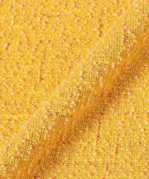 fennica(フェニカ)の「COOHEM / TWEED T SHIRT(Tシャツ/カットソー・メンズ・ブラック・LARGE)」の5枚目の写真