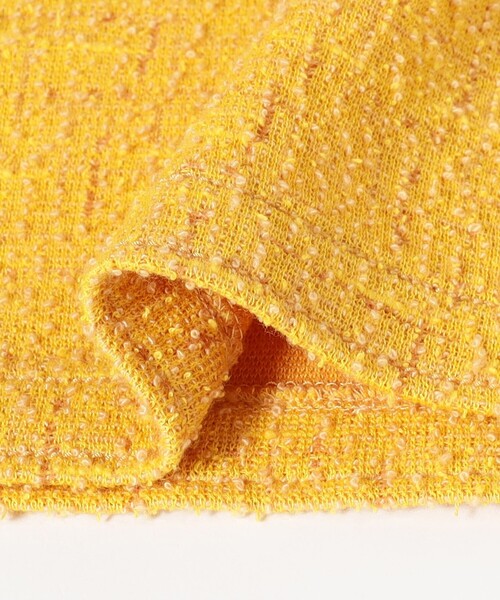fennica(フェニカ)の「COOHEM / TWEED T SHIRT(Tシャツ/カットソー・メンズ・ブラック・LARGE)」の6枚目の写真