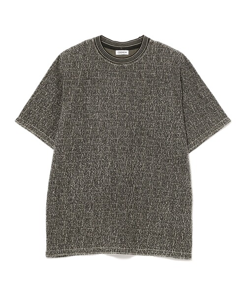 fennica(フェニカ)の「COOHEM / TWEED T SHIRT(Tシャツ/カットソー・メンズ・ブラック・LARGE)」の7枚目の写真