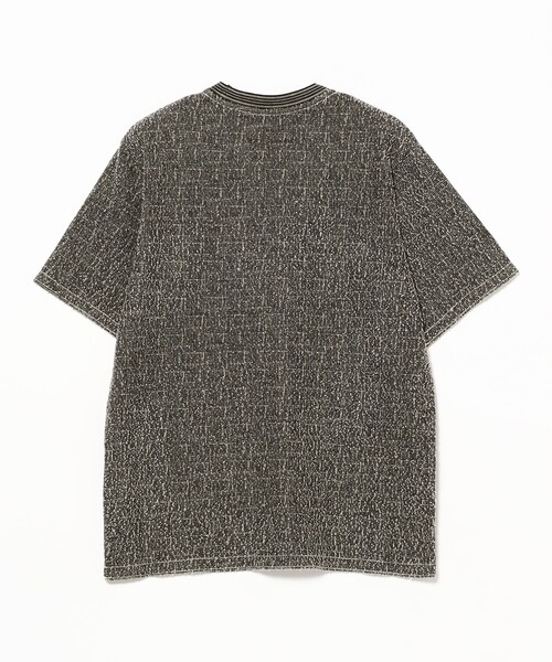 fennica(フェニカ)の「COOHEM / TWEED T SHIRT(Tシャツ/カットソー・メンズ・ブラック・LARGE)」の8枚目の写真