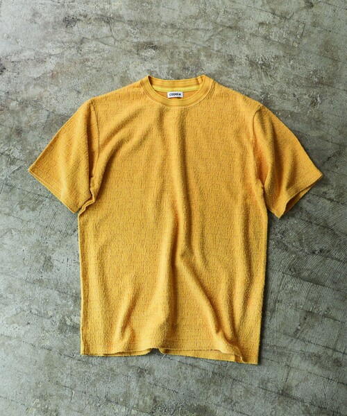 fennica（フェニカ）の「COOHEM / TWEED T SHIRT（Tシャツ/カットソー・メンズ・ブラック/イエロー・LARGE）」の12枚目の写真