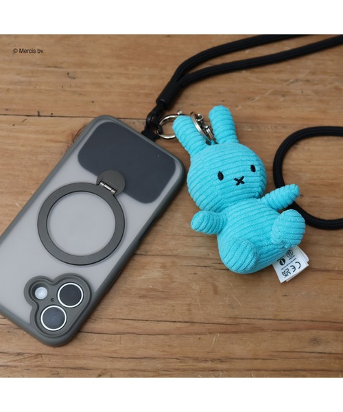 Dick Bruna（ディックブルーナ）の「BON TON TOYS Miffy keychain Corduroy（キーホルダー・レディース・オレンジ/ターコイズブルー・FREE）」の6枚目の写真