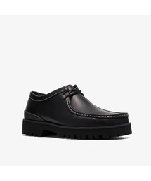 Clarks Originals | クラークス【Clarks】- ワラユーコナー レザーシューズ【Walla Yukoner (MENS) Black Leather 26185676】(モカシン/デッキシューズ)