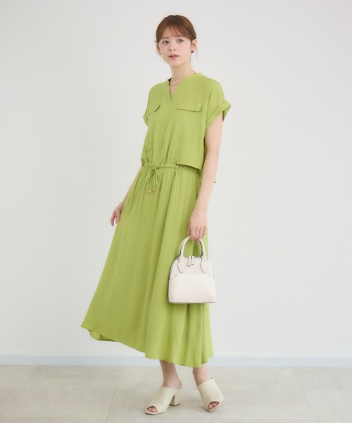 KATHARINE ROSS（キャサリンロス）の「【KATHARINE ROSS】【COOL/UV/DRY】ワンピース（ワンピース・レディース・チャコールグレー/イエロー・MEDIUM）」の3枚目の写真