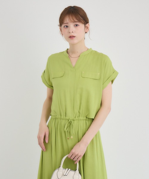 KATHARINE ROSS（キャサリンロス）の「【KATHARINE ROSS】【COOL/UV/DRY】ワンピース（ワンピース・レディース・チャコールグレー/イエロー・MEDIUM）」の8枚目の写真