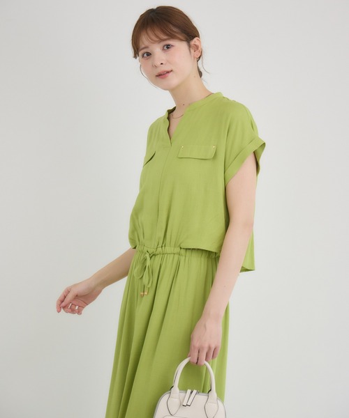KATHARINE ROSS（キャサリンロス）の「【KATHARINE ROSS】【COOL/UV/DRY】ワンピース（ワンピース・レディース・チャコールグレー/イエロー・MEDIUM）」の9枚目の写真