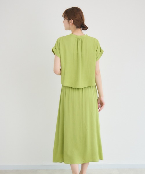 KATHARINE ROSS（キャサリンロス）の「【KATHARINE ROSS】【COOL/UV/DRY】ワンピース（ワンピース・レディース・チャコールグレー/イエロー・MEDIUM）」の7枚目の写真