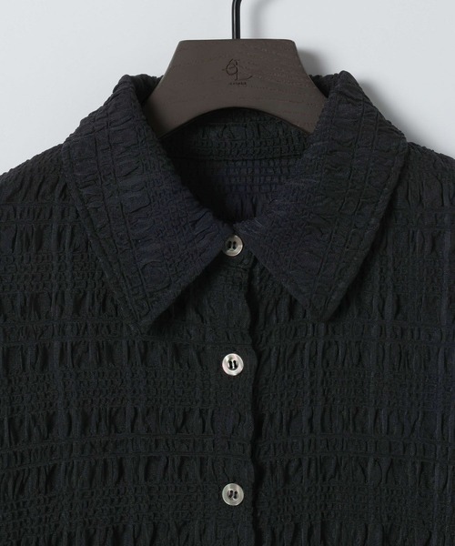 eL(エル)の「【eL】Cut Sleek Shirt/668747(シャツ/ブラウス・レディース・ブラック/オフホワイト・FREE)」の19枚目の写真