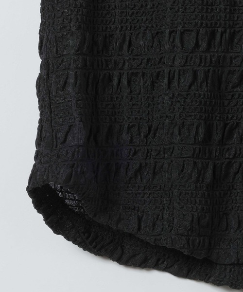 eL(エル)の「【eL】Cut Sleek Shirt/668747(シャツ/ブラウス・レディース・ブラック/オフホワイト・FREE)」の22枚目の写真