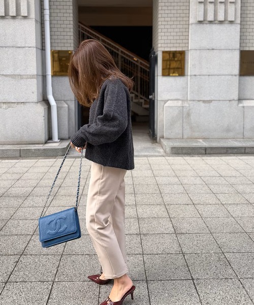 ST.ROONEY（セントルーニー）の「テーパードタックパンツRefine【低身長・小柄女性向け】（スラックス・レディース・ブラック/ホワイト/ピンク/ネイビー/ベージュ・XS）」の20枚目の写真
