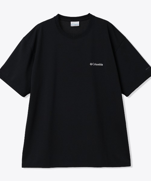 Columbia(コロンビア)の「コロンビア サンライズストレイトオムニフリーズゼログラフィックショートスリーブTシャツ(Tシャツ/カットソー・メンズ・オレンジ/アイボリー/ブラック・M/L/LL/S)」の1枚目の写真