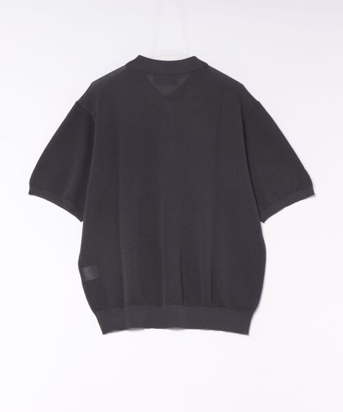 WESTSEA(ウエストシー)の「接触冷感 無地 鹿の子編み ニットポロシャツ ルーズシルエット 半袖ポロ ドライタッチ 透け感 春夏(ポロシャツ・メンズ・グレイッシュベージュ/チャコール/ブラック・M/L)」の19枚目の写真