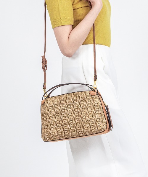 GIANNI CHIARINI｜ジャンニ キアリーニのかごバッグ（ベージュ系）通販