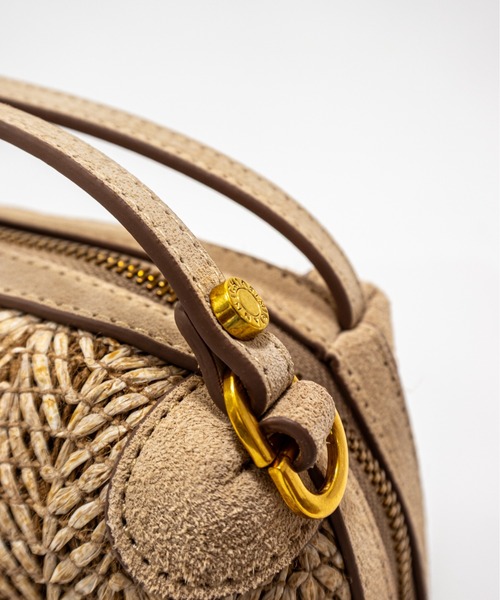 GIANNI CHIARINI(ジャンニ キアリーニ)の「【GIANNI CHIARINI/ジャンニキアリーニ】2WAY ストロー素材ハンドバッグ レザーハンドル かごバッグ(かごバッグ・レディース・ベージュ/ナチュラル・FREE)」の10枚目の写真