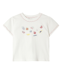 SUNDAY FRUIT MARKET（サンデーフルーツマーケット）の「W) TINY FRUIT TEE IVORY（Tシャツ/カットソー）」