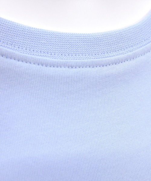 CLEAR BASIC（クリアベーシック）の「コード刺繍Tシャツ［骨格ウェーブ/コンパクト/きれいめカジュアル/半袖/ベーシック］（Tシャツ/カットソー・レディース・ホワイト系その他2/オフホワイト/サックスブルー/ブラック/ネイビー・F）」の10枚目の写真