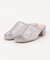 ChiffonFit（シフォンフィット）の「【ChiffonFit】レディース チュールレースミュール（サンダル）」