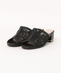 ChiffonFit（シフォンフィット）の「【ChiffonFit】レディース チュールレースミュール（サンダル）」