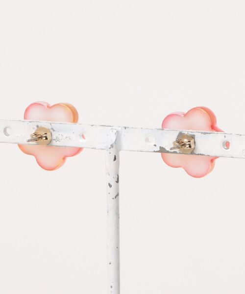 tone（トーン）の「wamushroom by wamcom/marble ころっとお花ピアス（ピアス（両耳用）・レディース・ピンク/ブルー・FREE）」の3枚目の写真