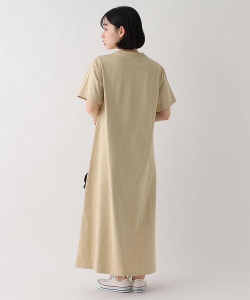 BAYFLOW（ベイフロー）の「［WEB限定]機能性カットTシャツワンピース（ワンピース・レディース・ベージュ/ライトグレー/ブラック/オフホワイト・MEDIUM/SMALL）」の17枚目の写真