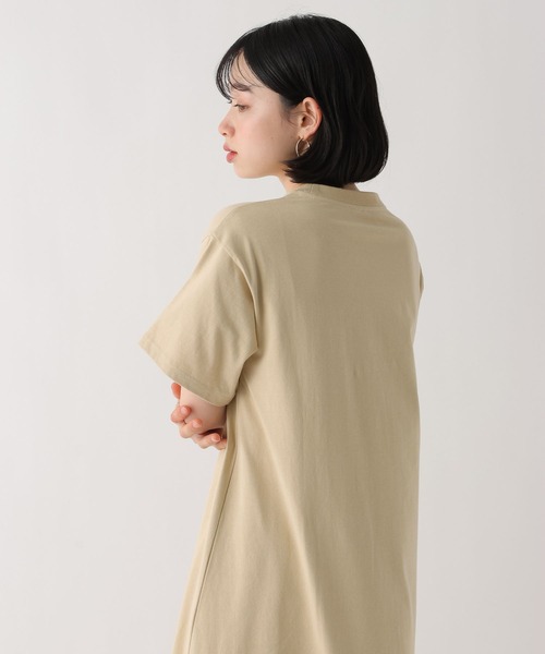 BAYFLOW（ベイフロー）の「［WEB限定]機能性カットTシャツワンピース（ワンピース・レディース・ベージュ/ライトグレー/ブラック/オフホワイト・MEDIUM/SMALL）」の19枚目の写真