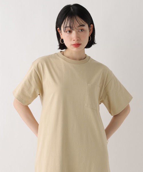 BAYFLOW（ベイフロー）の「［WEB限定]機能性カットTシャツワンピース（ワンピース・レディース・ベージュ/ライトグレー/ブラック/オフホワイト・MEDIUM/SMALL）」の21枚目の写真