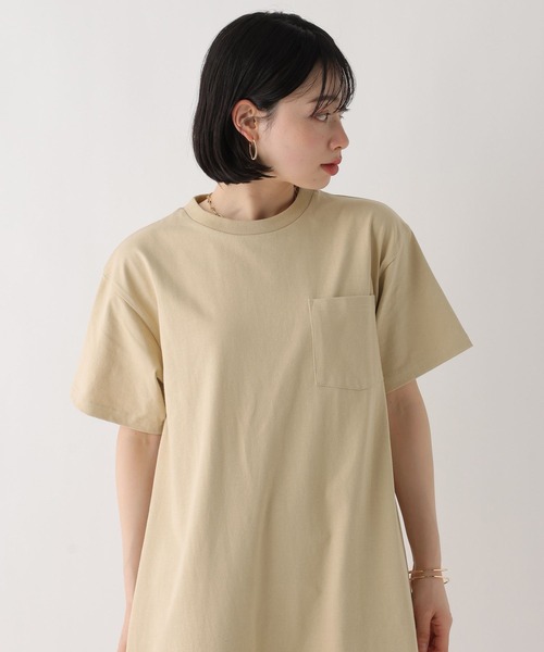 BAYFLOW（ベイフロー）の「［WEB限定]機能性カットTシャツワンピース（ワンピース・レディース・ベージュ/ライトグレー/ブラック/オフホワイト・MEDIUM/SMALL）」の22枚目の写真
