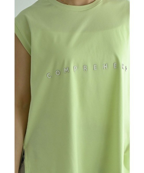 marjour(マージュール)の「3D Logo French Sleeve Tee(Tシャツ/カットソー・レディース・イエロー/グレー・M)」の7枚目の写真