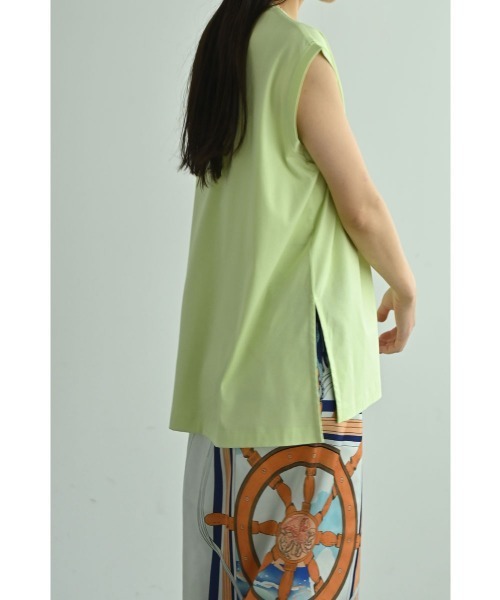 marjour(マージュール)の「3D Logo French Sleeve Tee(Tシャツ/カットソー・レディース・イエロー/グレー・M)」の8枚目の写真