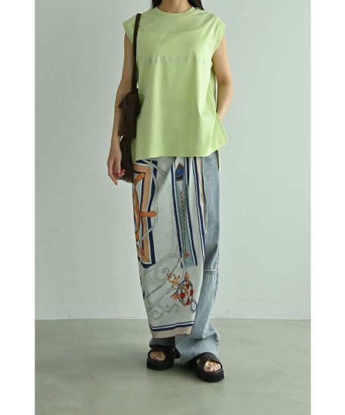 marjour(マージュール)の「3D Logo French Sleeve Tee(Tシャツ/カットソー・レディース・イエロー/グレー・M)」の10枚目の写真