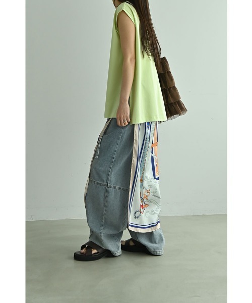 marjour(マージュール)の「3D Logo French Sleeve Tee(Tシャツ/カットソー・レディース・イエロー/グレー・M)」の12枚目の写真
