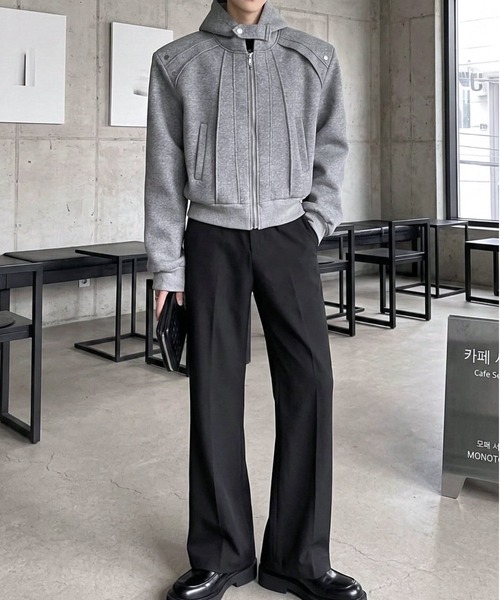 Otte（オッテ）の「アーバンエッジジップアップパーカー（パーカー・メンズ・グレー/ブラック・LARGE/MEDIUM）」の9枚目の写真
