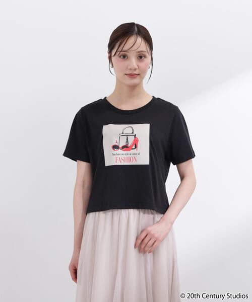 PROPORTION BODY DRESSING（プロポーションボディドレッシング）の「【プラダを着た悪魔コラボ】フロントプリントコンパクトＴシャツ / 1216160506（Tシャツ/カットソー・レディース・ブラック/ブラウン系その他/ホワイト・FREE）」の10枚目の写真