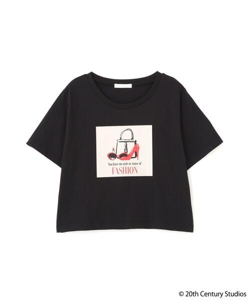 PROPORTION BODY DRESSING（プロポーションボディドレッシング）の「【プラダを着た悪魔コラボ】フロントプリントコンパクトＴシャツ / 1216160506（Tシャツ/カットソー・レディース・ブラック/ブラウン系その他/ホワイト・FREE）」の15枚目の写真