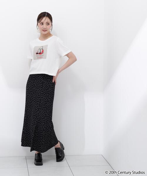 PROPORTION BODY DRESSING（プロポーションボディドレッシング）の「【プラダを着た悪魔コラボ】フロントプリントコンパクトＴシャツ / 1216160506（Tシャツ/カットソー・レディース・ブラック/ブラウン系その他/ホワイト・FREE）」の18枚目の写真