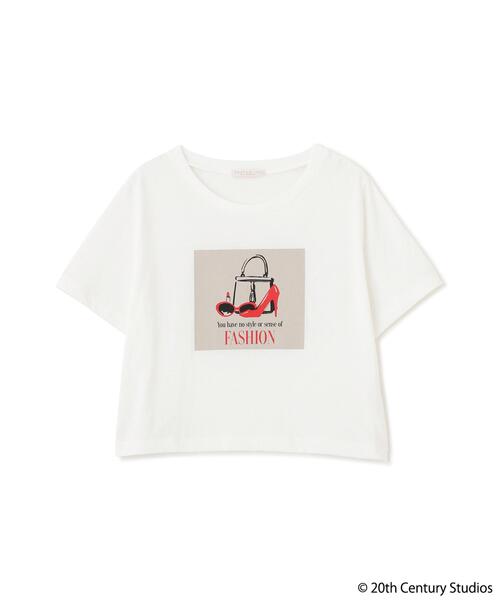 PROPORTION BODY DRESSING（プロポーションボディドレッシング）の「【プラダを着た悪魔コラボ】フロントプリントコンパクトＴシャツ / 1216160506（Tシャツ/カットソー・レディース・ブラック/ブラウン系その他/ホワイト・FREE）」の22枚目の写真