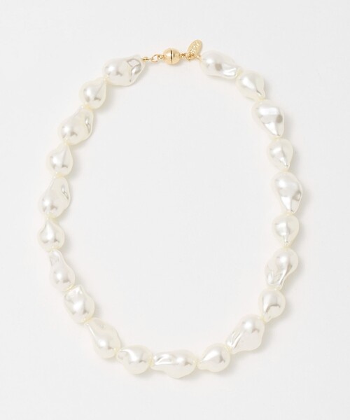 BEAUTY&YOUTH UNITED ARROWS（ビューティーアンドユースユナイテッドアローズ）の「バロックパールモチーフ ネックレス（ネックレス・レディース・オフホワイト・FREE）」の5枚目の写真